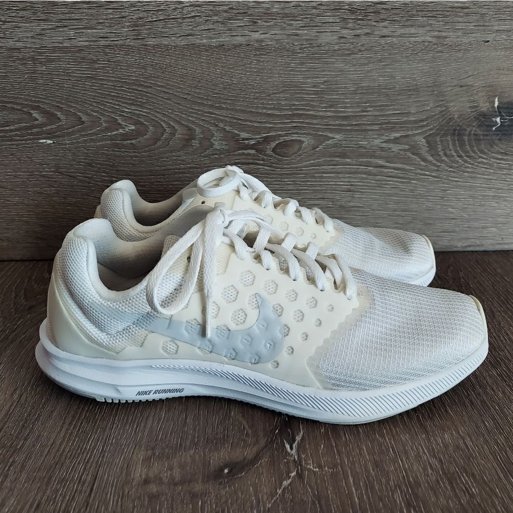Nike Downshifter 7 Running Shoe White/ Pure Platinum Size 7